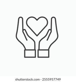Life insurance isolated icon. vector illustration.