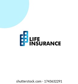 life insurance logo icon for health business company, good use for health and medical assets symbol