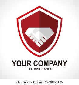 life insurance logo vector illustration. suitable for Insurance company.
