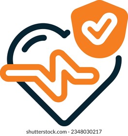 Life Insurance Mixed Icon - Single Icon, Vector