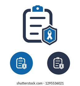 Life Insurance Policy Icon - Vector
