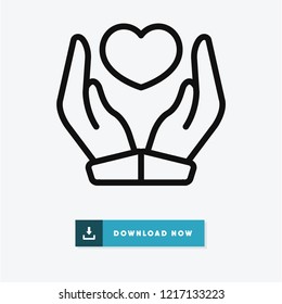  Life insurance vector icon