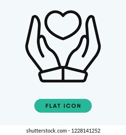  Icono del vector de seguro de vida