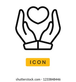  Life insurance vector icon