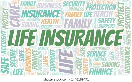 Life Insurance Word Cloud Vector Made Stock Vector (Royalty Free ...