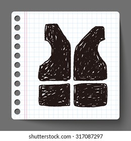 life jacket doodle