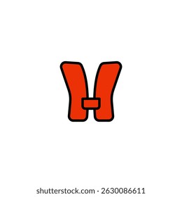 Life jacket equipment vector logo design