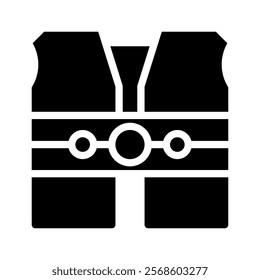 Life jacket icon. Concept of safety, security, and protection.