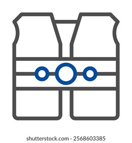 Life jacket icon. Concept of safety, security, and protection.