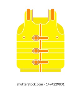 life jacket icon. flat illustration of life jacket vector icon. life jacket sign symbol