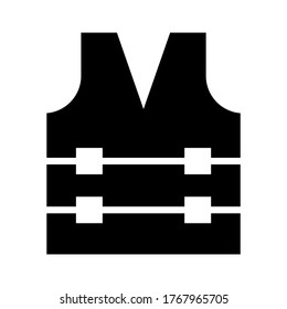 life jacket  icon or logo isolated sign symbol vector illustration - high quality black style vector icons
