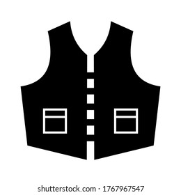life jacket  icon or logo isolated sign symbol vector illustration - high quality black style vector icons
