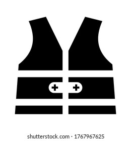 life jacket  icon or logo isolated sign symbol vector illustration - high quality black style vector icons
