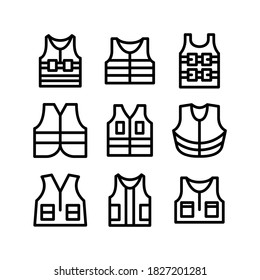 life jacket icon or logo isolated sign symbol vector illustration - Collection of high quality black style vector icons
