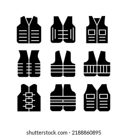 life jacket icon or logo isolated sign symbol vector illustration - Collection of high quality black style vector icons
