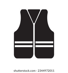 life jacket icon logo vector design template