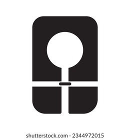 life jacket icon logo vector design template