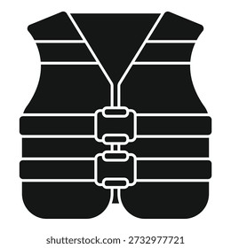 Life jacket icon symbolizing water safety, personal flotation, and aquatic activities