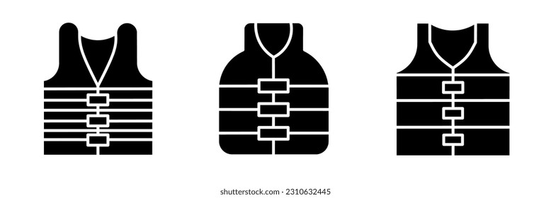Life jacket icon vector illustration. Stock vector.