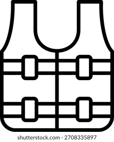Icono de chaleco salvavidas para su proyecto