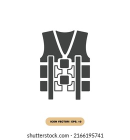 life jacket icons  symbol vector elements for infographic web