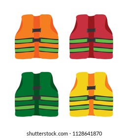 life jacket vector collection design