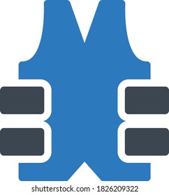 Lebensjacke, Vektorsymbol 
