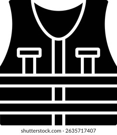 Life Jacket vector icon. Can be used for printing, mobile and web applications.