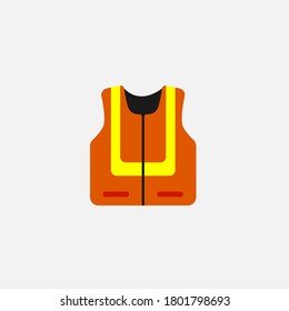 Life jacket vector isolated illustration