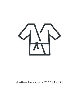Life jacket vest safety icon, vector illustration