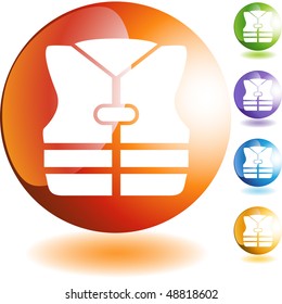 Icono web de la Chaqueta de vida