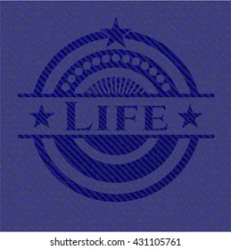 Life with jean texture