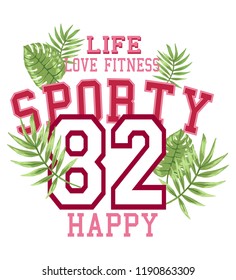 life love fitness,for t-shirt,slogan