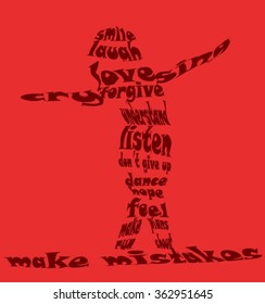 life message red
