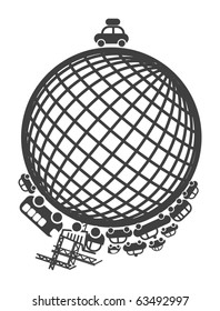 Life on our earth, vector illustration