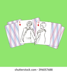 From the Life of playing cards