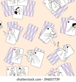 From the Life of playing cards
