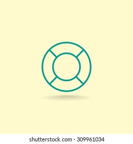 Life preserver icon