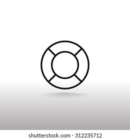 Life preserver icon