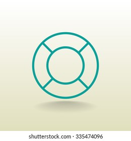 Life preserver icon