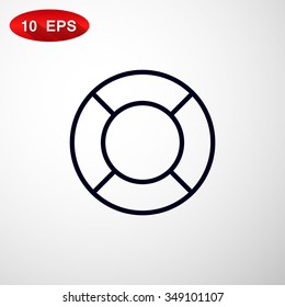 Life preserver icon