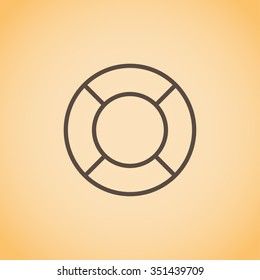 Life preserver icon