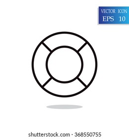 Life preserver icon