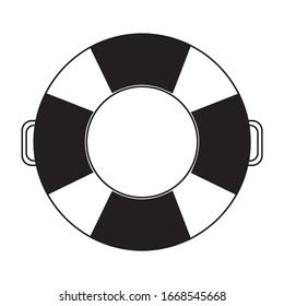 Life preserver icon ilustration sign design