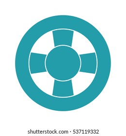 life preserver icon image vector illustration design 