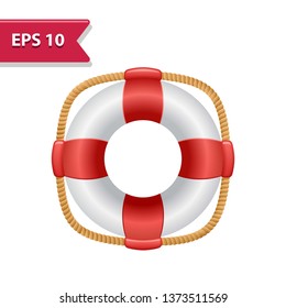 Life Preserver Icon. Professional, pixel-aligned icon in realistic colors.