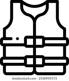 life preserver icon. Thin Linear Style Design Isolated On White Background