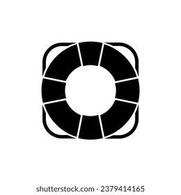 Life Preserver Icon Vector Design.