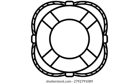 Life preserver ring buoy device