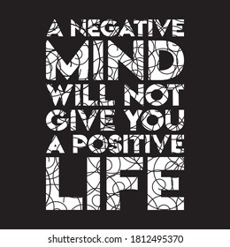  Life quote with modern background vector illustration